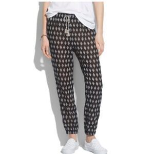 Madewell | Moroccan Floral Sheer Shorewalk Pants